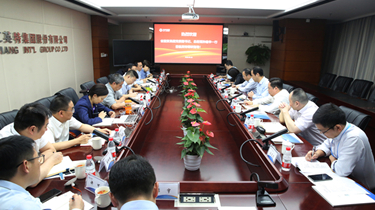 省国贸集团党委副书记、总经理孙建华一行到28圈游戏集团调研领导